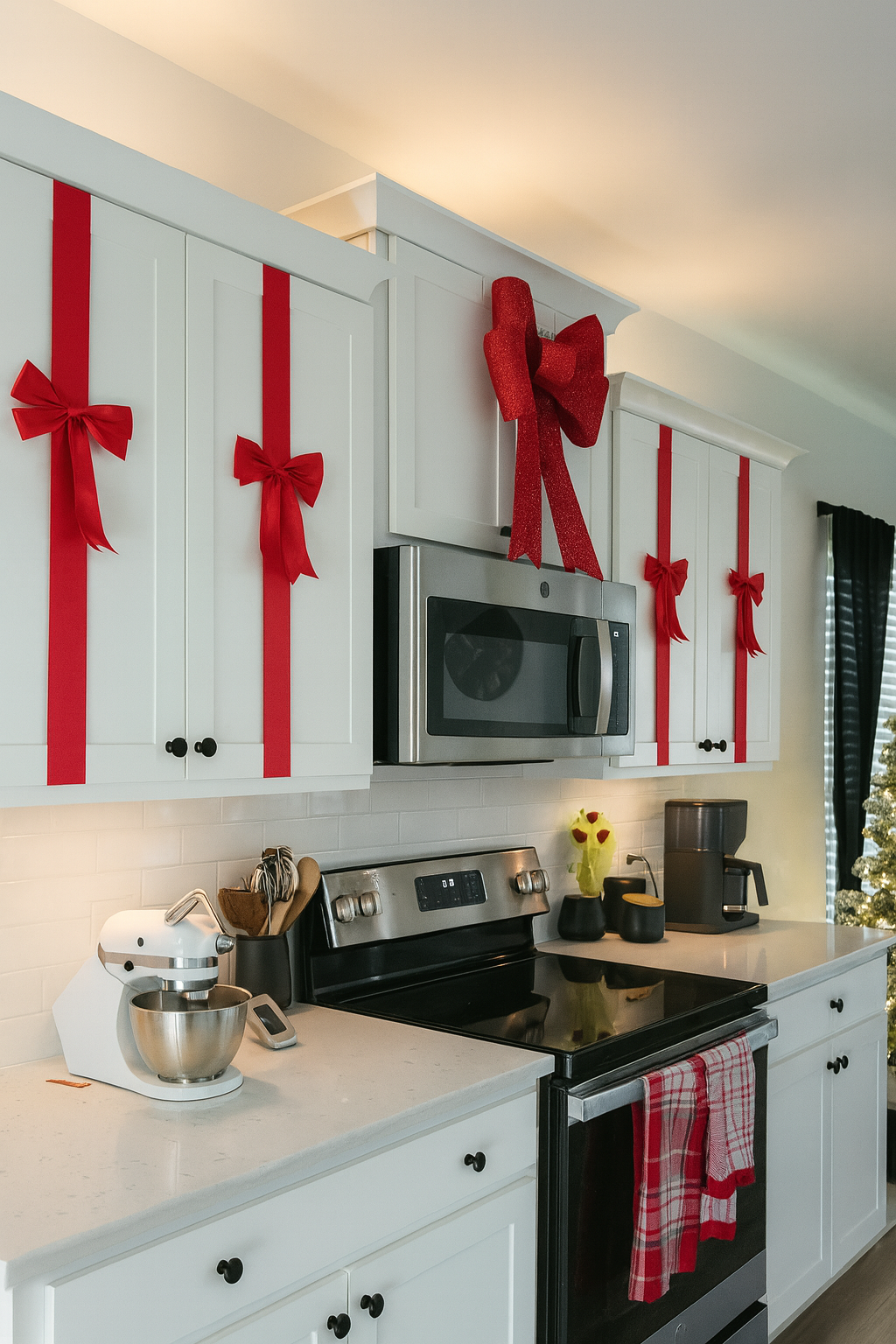 Cabinet Ribbon Bow Decorations