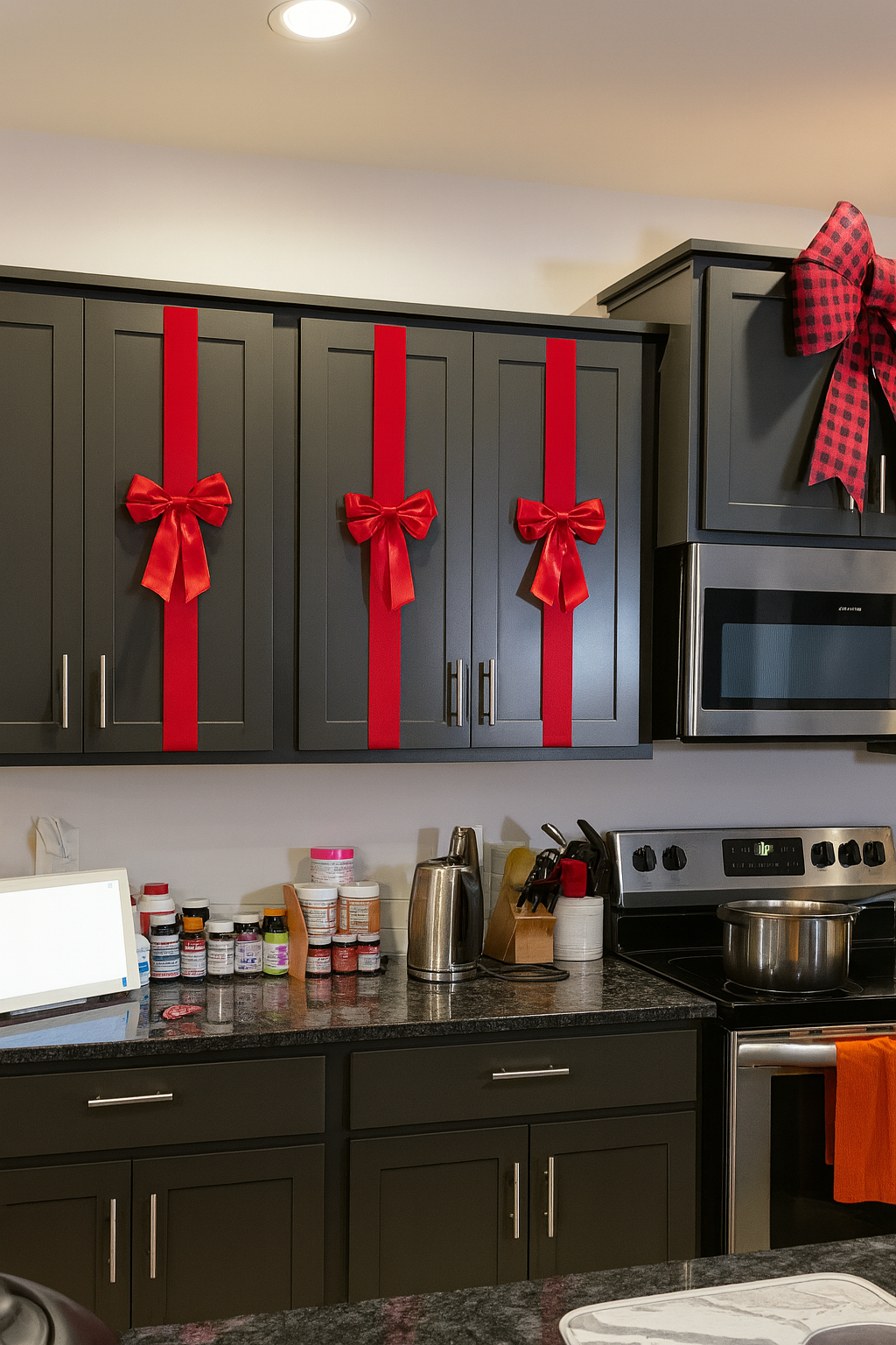 Cabinet Ribbon Bow Decorations