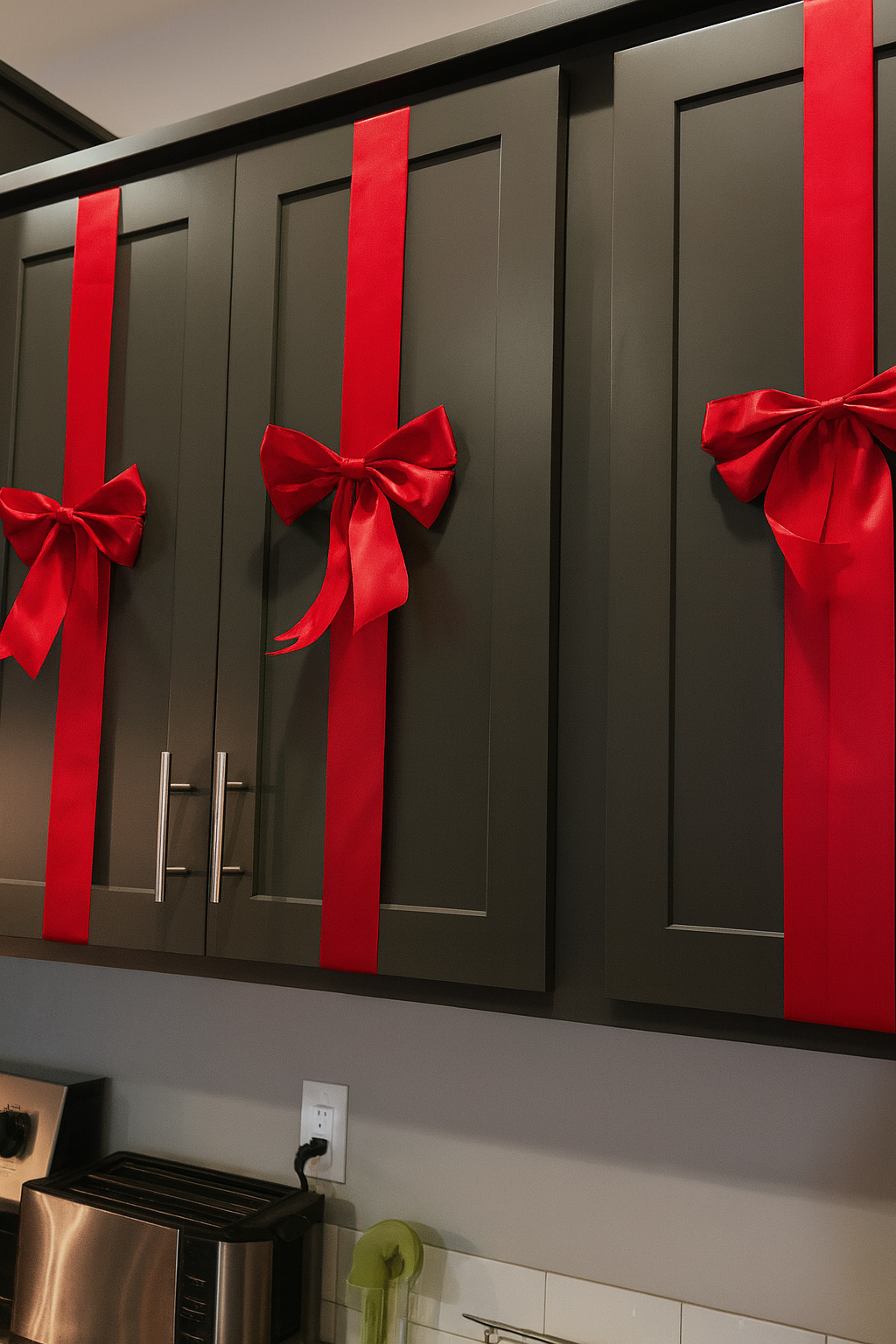 Cabinet Ribbon Bow Decorations