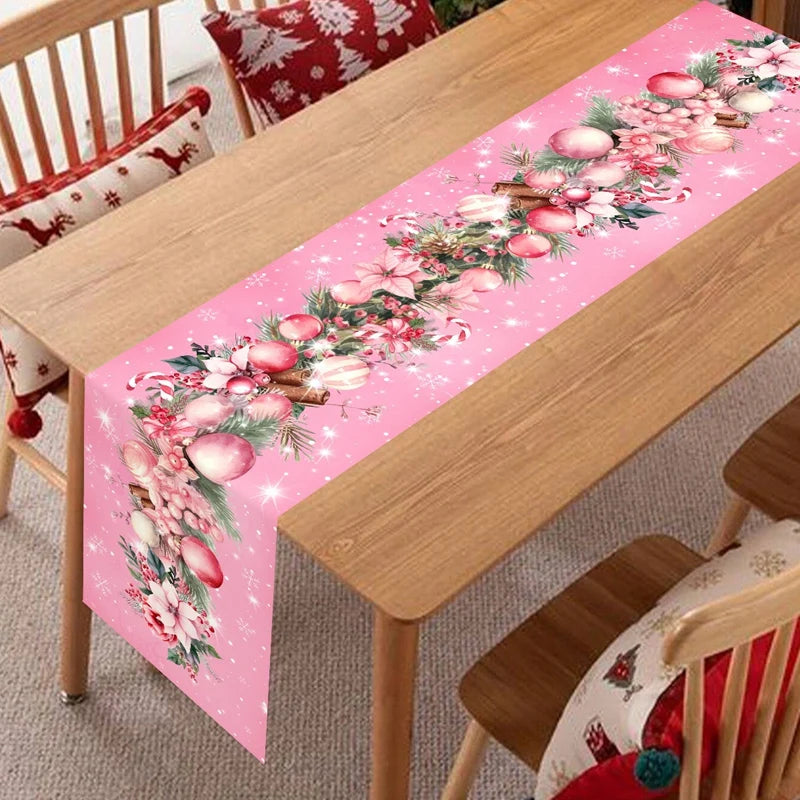 Merry Home Christmas Table Runner