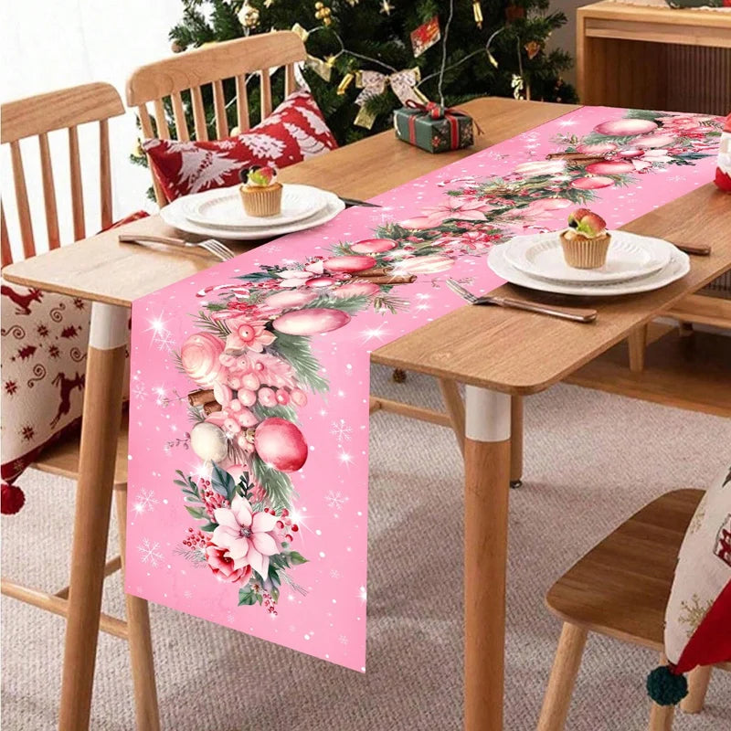 Merry Home Christmas Table Runner