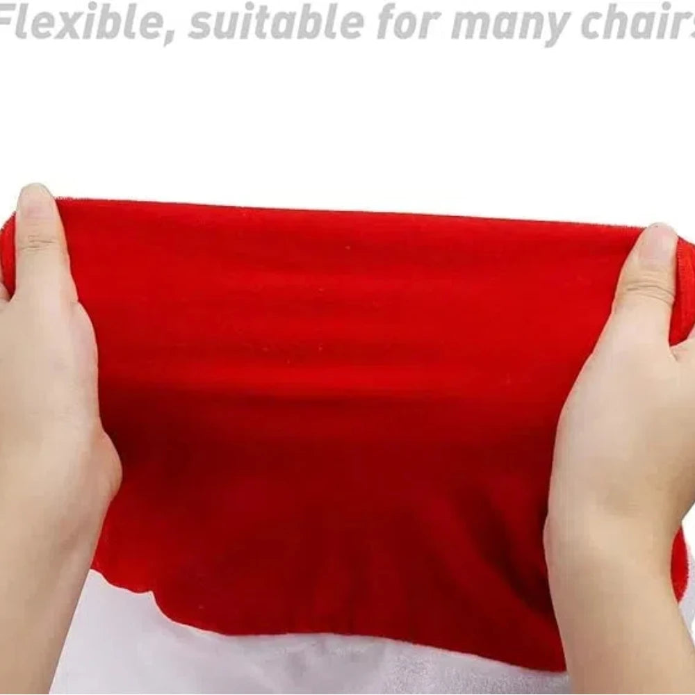 Santa Hat Chair Caps Set