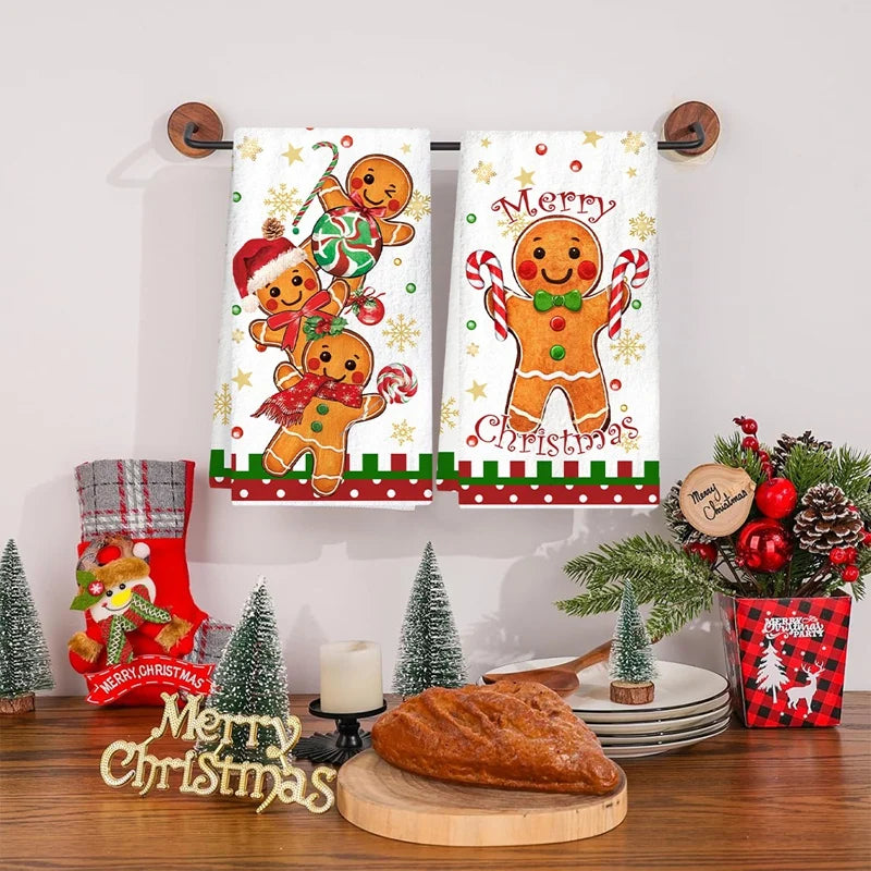 Buffalo Plaid Christmas Kitchen Towels